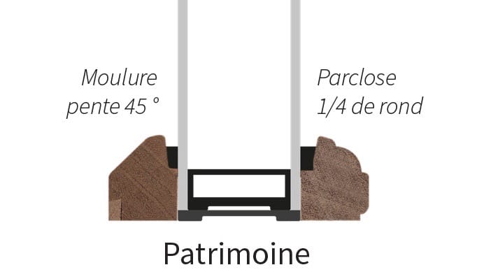 Fenêtre en bois moderne