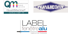 menuiserie aluminium - certifications Ouvêo