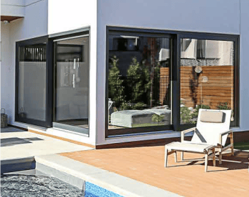gamme baie vitrée pvc - baie vitrée sur mesure