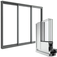 extenso grand format - baie vitrée aluminium