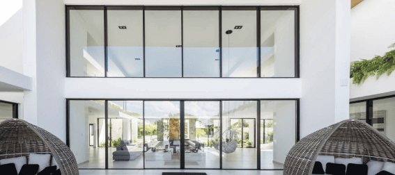 gamme extenso baie coulissante grand espace - baie vitrée aluminium