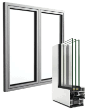 lumio ouvrant visible - fenêtre aluminium à ouvrant visible