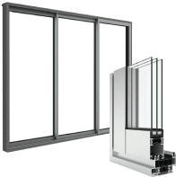 Baie vitrée aluminium