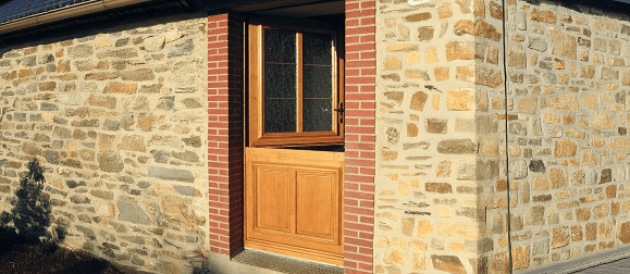 Porte d’entrée bois