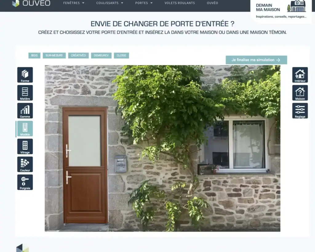 simulateur porte d'entrée